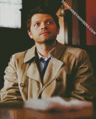 Castiel Misha Collins Actor diamond painting