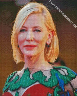 Cate Blanchett diamond painting