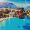 Cephalonia Assos Beach diamond painting