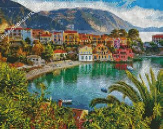 Cephalonia Greece diamond painting