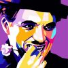 Chaplin Pop Art diamond painting