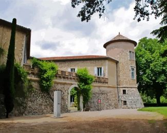 Chateau De Mouans Sartoux France Cannes diamond painting