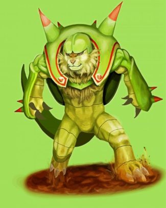 Chesnaught Pokemon Anime diamond painting