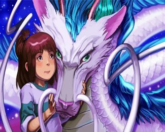 Chihiro And Haku diamond painting