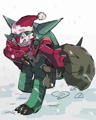 Christmas Chesnaught diamond painting