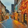 Christmas Vibe In Bavarian Town diamond painting