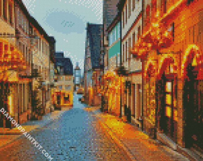 Christmas Vibe In Bavarian Town diamond painting