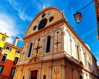 Church Of Santa Maria Dei Miracoli Burano diamond painting