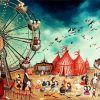 Circus Ferris Wheel diamond painting