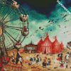 Circus Ferris Wheel diamond painting