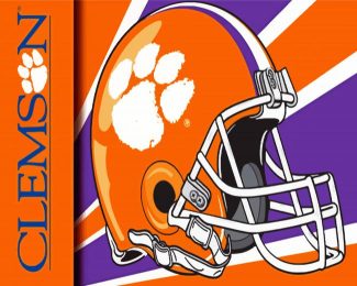 Clemson Tigers Logo diamond painting