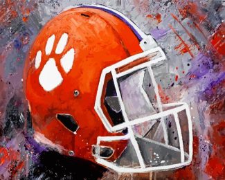 Clemson Tigers Football Helmet diamond painting