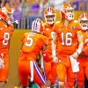 Clemson Tigers Football Players diamond painting