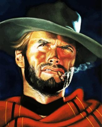 Clint Eastwood Art diamond painting