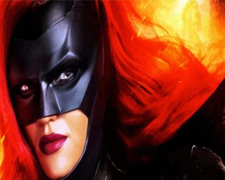 Close Up Batwoman diamond painting