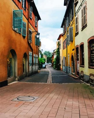 Colmar Streets diamond painting