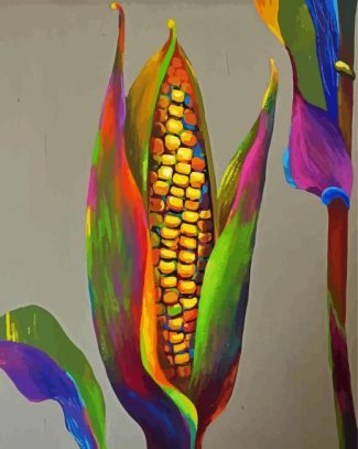 Colorful Corn diamond painting