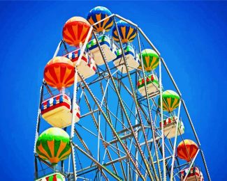 Colorful Ferris Wheel diamond painting