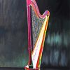 Colorful Harp diamond painting