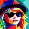 Colorful Girl Pop Art diamond painting