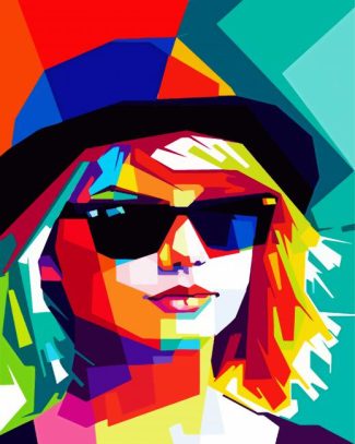 Colorful Girl Pop Art diamond painting