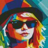 Colorful Girl Pop Art diamond painting