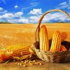 Corn Basket diamond painting