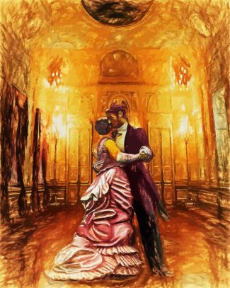 Couple Dancing In The Ballroom diamond painting