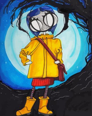 Creepy Coraline diamond painting