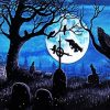 Crows In Graveyard diamond painting