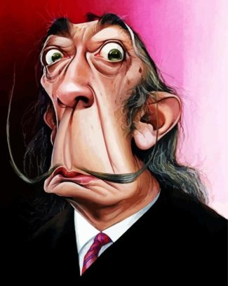 Dali Caricature diamond painting