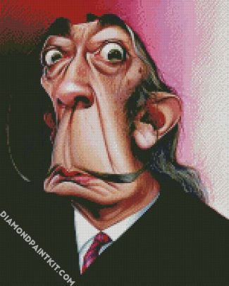 Dali Caricature diamond painting