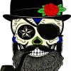 Day Of The Dead Pirate Skull With Beard diamond painting