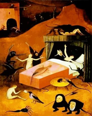 Death Of The Reprobate By Bosch diamond painting