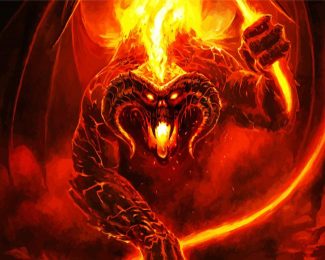 Demon Balrog diamond painting