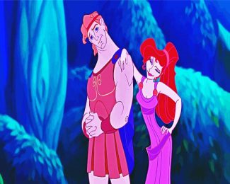 Disney Megara And Hercules diamond painting