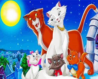 Disney Aristocats Movie diamond painting