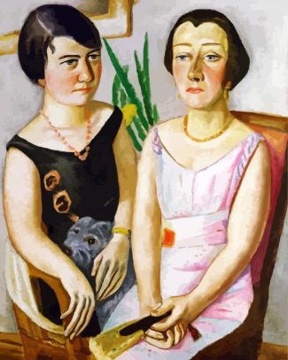 Double Portrait By Max Beckmann diamond painting