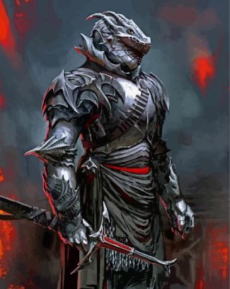 Dragon Armor diamond painting