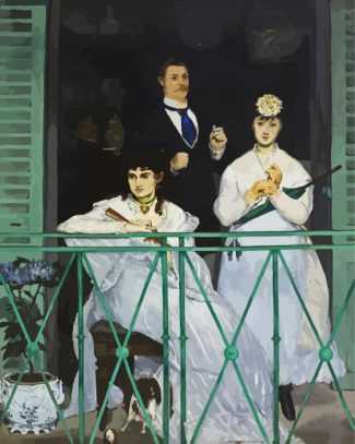 Edouard Manet The Balcony diamond painting