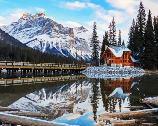 Emerald Lake diamond painting