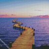 Endless Dock At Sunset diamond painting