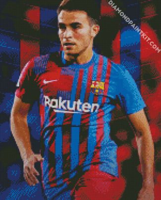 Eric Garcia Barcelona Player diamond painting