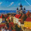 Estonia Northern Europe diamond painting