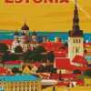 Estonia Poster diamond painting