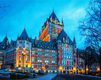 Fairmont le chateau Frontenac Canada diamond painting