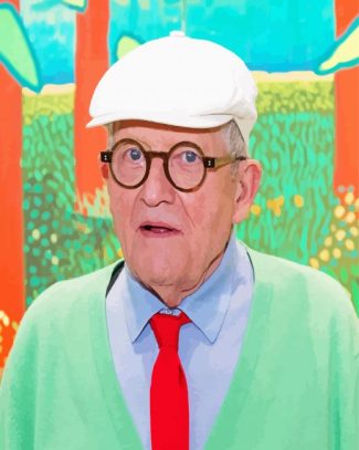 Famous David Hockney diamond painting