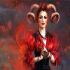 Fantastic Capricorn Woman diamond painting