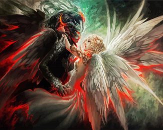 Fantasy Angel Lovers diamond painting