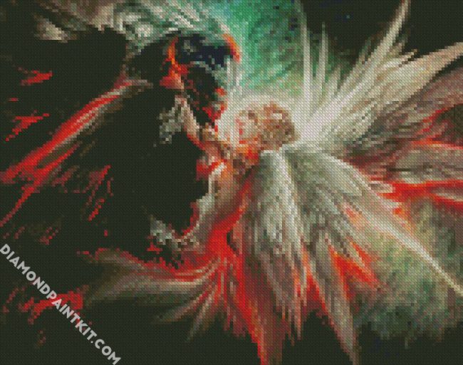 Fantasy Angel Lovers diamond painting